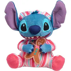 DISNEY - Peluche Stitch En Pijama Navideña Con Galleta color Azul