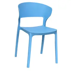 GENERICO - Silla Multifuncional Para Comedor y Sala Diseño Curvo, Apilable, Sin Brazos, Alta Calidad
