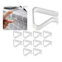 GENERICO - 10 Clips Para Fijar Mantel Sujetadores Mantel Ganchos