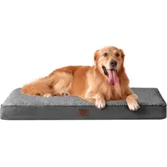 GENERICO - Eheyciga Cama Perros Ortopédica Xl Funda Lavable 112cm x 81cm x 9cm
