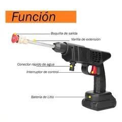 SHAD - Hidrolavadora 48V Inalámbrica Lavado + 2 BATERIAS
