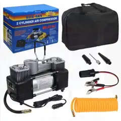 CAMEL - Compresor de Aire Doble Cilindro 150 PSI - 12V Metálico Profesional