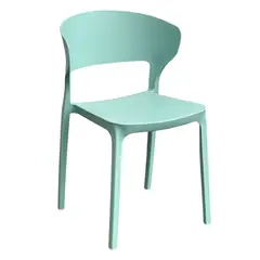 GENERICO - Silla Multifuncional Para Comedor y Sala Diseño Curvo, Apilable, Sin Brazos, Alta Calidad
