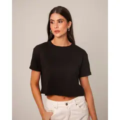 BASICAL - Camiseta Crop Corazon Abierto Atras