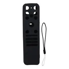 GENERICO - Funda de Silicón Antigolpes para Control LG Smart TV 2025 – Protector Resistente Negro con Correa