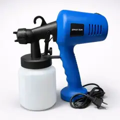 GENERICO - Pistola Pulverizador de Pintura de 800 mL Para Pintar Electrica 400W 110v Azul