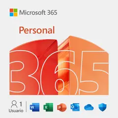 MICROSOFT - Office 365 Personal 12 Meses - 1TB OneDrive 5 Dispositivos - Invitación