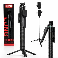 GENERICO - Palo Selfie K28 Trípode Extensible Bluetooth 1.75m para Celular