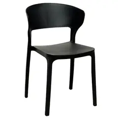 GENERICO - Silla Multifuncional Para Comedor y Sala Diseño Curvo, Apilable, Sin Brazos, Alta Calidad