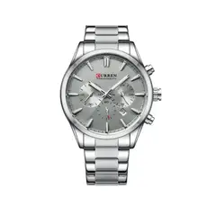 CURREN - Reloj 8445 Cronógrafo Para Hombre Elegante En Acero