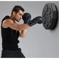 GENERICO - Máquina de Boxeo Musical con Bluetooth para Montaje en Pared con Guantes