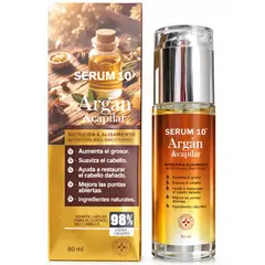 GENERICO - Aceite Argán Capilar Hidratación Intensa Reparación Cabello Maltratado Opaco Dañado Puntas Secas
