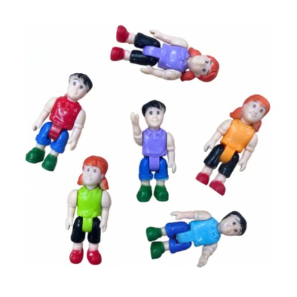 Figura Maqueta PERSONA ARTICULADA de 2x5cm por 24 Und