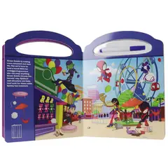 PI KIDS - Libro Didáctico Ilustrado Escribe Y Borra Spidey Para Niños