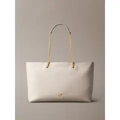 CALVIN KLEIN - Bolso beige tote