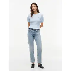TOMMY HILFIGER - Jeans azul denim de corte recto