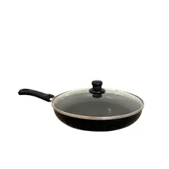 GENERICO - SARTEN 24CM ANTIADHERENTE CON TAPA DE VIDRIO
