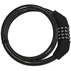 GW - Candado Para Bicicleta Con Clave Black