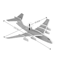 COMPRALOENCASA COM - Avión Volador De Espuma Planeador Aeroplano Luces LED Recargable USB Y20