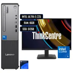 Lenovo - PC SFF THINKCENTRE NEO 50S - INTEL CORE ULTRA 5 225 / RAM 16GB/ M.2 512GB/ MONITOR