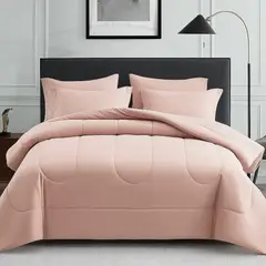 GENERICO - EDREDON POLIALGODON PALOROSA CUBRELECHO 5 PIEZAS