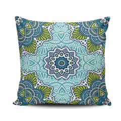 GENERICO - Cojin Decorativo Diseño Textura 46 Mandala 1 Sola Cara Sin Relleno 47 X 47 Cm