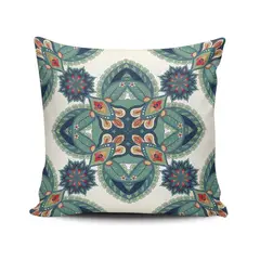GENERICO - Cojin Decorativo Diseño Textura 45 Mandala 1 Sola Cara Sin Relleno 47 X 47 Cm