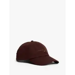 TOMMY HILFIGER - Gorra marrón de béisbol con logo bordado