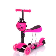COMPRALOENCASA COM - Monopatín Scooter Mariquita 3 En 1 Juguete Patineta Infantil N172