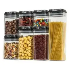 TELEVENTAS COM - Kit de Recipientes Herméticos 7 Piezas para Almacenamiento de Cocina