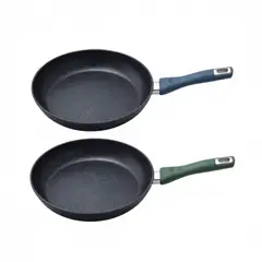 BERGNER - SET X 2 SARTENES 24CM VIBRANCE ALUMINIO FORJADO INDUCCIÓN COLORES SURTIDOS