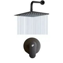 GENERICO - Tubo 38cm Con Regadera de 20cm + Registro