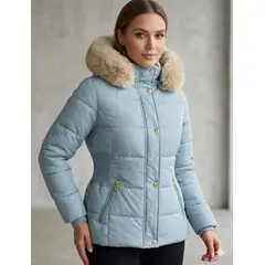 CAELI - Chaqueta Mujer Ovejero Impermeable Merca Ref Sky