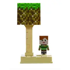 INNOVA - Lámpara Noche Recargable Minecraft Alex Luz Led Ambiental Gamer 5 Modos 110v