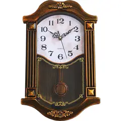 GENERICO - Reloj Pared Clasico Pendulo Estilo Madera Antiguo