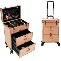 GENERICO - Maleta Profesional De Maquillaje y Manicure Cosmetiquera Multiuso Organizador De Belleza