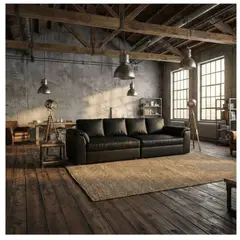 GENERICO - Sofá Anubis en L en Cuero 300cm x 95cm