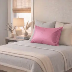 GENERICO - Funda Plastica Para Almohada Estandar Suaviplast X3 Color Rosado