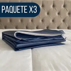 GENERICO - Funda Plastica Para Almohada Hotelera Suaviplast X3 Color Negro