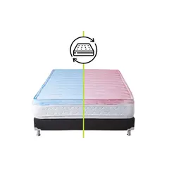 COLCHONES JUBILO - Colchón Hotelero Dual Doble Pillow Sencillo 100 X 190