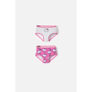 HELLO KITTY - Pack X2 panties de multicolor para niña 2T a 6T