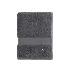 TOMMY HILFIGER - Toalla de baño gris con logo