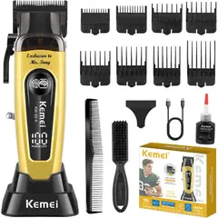 KEMEI - Maquina Peluquera Cabello Barberia 11500 RPM