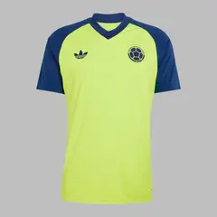 ADIDAS - Camiseta Hombre Visitante Prepartido Selección Colombia 26 - Amarillo