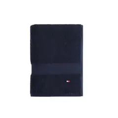 TOMMY HILFIGER - Toalla de baño azul con logo