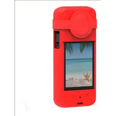 GENERICO - Funda Protectora En Silicona Compatible Con Insta360 X3 Antigolpes