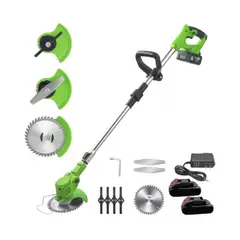 GENERICO - Cortadora de Césped Inalámbrica 24V Ligera, Potente y Multifuncional