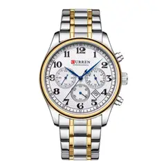 CURREN - Reloj 8466 Cronógrafo Para Hombre Elegante En Acero