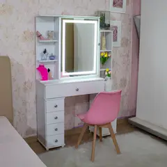 TKMODULARES - Tocador tipo hollywood con luces led