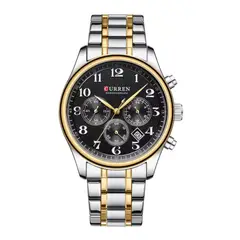 CURREN - Reloj 8466 Cronógrafo Para Hombre Elegante En Acero